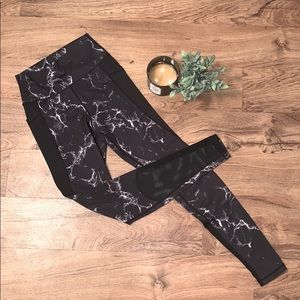 Buffbunny Black Marble Onyx Leggings